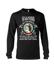 Nurse I'm Hard Headed Not Hard Hearted Long Sleeve Tee tile