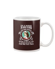 Nurse I'm Hard Headed Not Hard Hearted Mug tile