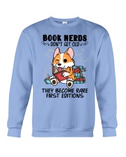 Corgi Dog Book Nerds Crewneck Sweatshirt tile