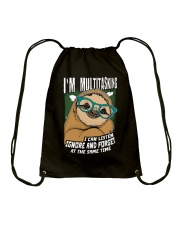 Sloth I'm Multitasking Drawstring Bag tile