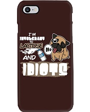 Pug Dog I'm Intolerant To Lactose And Idiots Phone Case tile