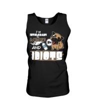 Pug Dog I'm Intolerant To Lactose And Idiots Unisex Tank tile