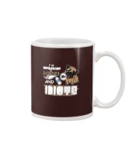 Pug Dog I'm Intolerant To Lactose And Idiots Mug tile