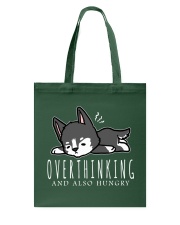 Husky Dog Overthinking Tote Bag tile