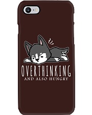 Husky Dog Overthinking Phone Case tile