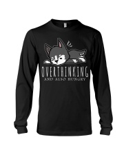 Husky Dog Overthinking Long Sleeve Tee tile