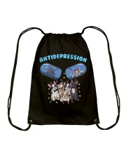 Bulldog Dog Antidepression Drawstring Bag tile