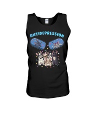 Bulldog Dog Antidepression Unisex Tank tile