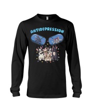 Bulldog Dog Antidepression Long Sleeve Tee tile