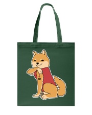 Shiba Inu Dog Tattoo I Love Dad Tote Bag tile