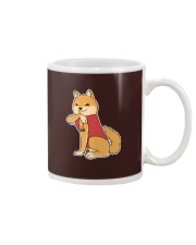 Shiba Inu Dog Tattoo I Love Dad Mug tile