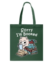 Llama Sorry I'm Booked Tote Bag tile