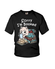 Llama Sorry I'm Booked Youth T-Shirt tile