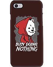 Samoyed Dog Busy Doing Nothing Phone Case tile