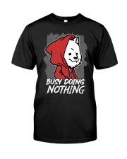 Samoyed Dog Busy Doing Nothing Classic T-Shirt tile