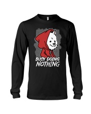 Samoyed Dog Busy Doing Nothing Long Sleeve Tee tile