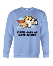 Shiba Inu Dog Coffee Gives Me Crewneck Sweatshirt tile