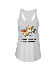 Shiba Inu Dog Coffee Gives Me Ladies Flowy Tank tile