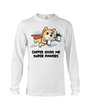 Shiba Inu Dog Coffee Gives Me Long Sleeve Tee tile