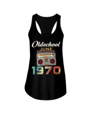 June Vintage Best Of June 1970 50 Years Old Ladies Flowy Tank tile
