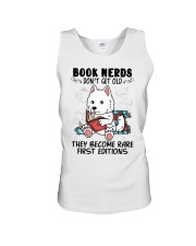 Book Nerds Don't Get Old Samoyed Unisex Tank tile