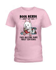 Book Nerds Don't Get Old Samoyed Ladies T-Shirt tile
