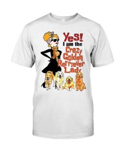 Golden Retriever Dog Crazy Golden Retriever Lady Classic T-Shirt tile