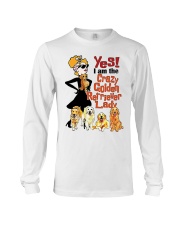 Golden Retriever Dog Crazy Golden Retriever Lady Long Sleeve Tee tile