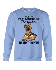 Book Oh Look The Next Chapter German Shepherd Crewneck Sweatshirt tile