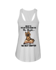 Book Oh Look The Next Chapter German Shepherd Ladies Flowy Tank tile
