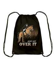 Horse Just Get Over It Horse Drawstring Bag tile