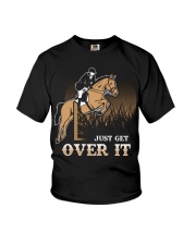 Horse Just Get Over It Horse Youth T-Shirt tile