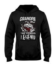 Father Grandpa The Fishing Legend Hooded Sweatshirt front