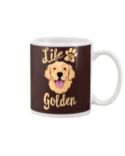 Golden Retriever Dog Life Is Golden Retriever Dog Mug tile