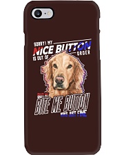 Golden Retriever Dog Nice Button Phone Case tile