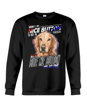 Golden Retriever Dog Nice Button Crewneck Sweatshirt tile