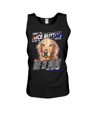 Golden Retriever Dog Nice Button Unisex Tank tile