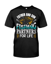 Fish Father And Son Fishing Partners For Life Classic T-Shirt tile