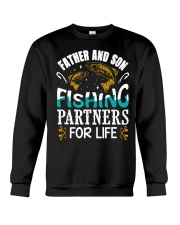 Fish Father And Son Fishing Partners For Life Crewneck Sweatshirt tile