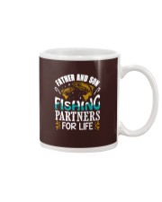 Fish Father And Son Fishing Partners For Life Mug tile