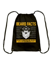 Beard Mens Beard Facts Beard Lover Drawstring Bag tile