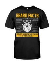 Beard Mens Beard Facts Beard Lover Classic T-Shirt tile