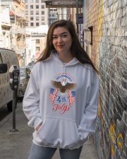 July Independence 4th Of July Hooded Sweatshirt lifestyle-unisex-hoodie-front-1