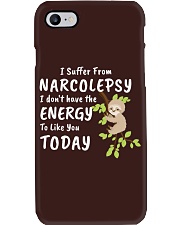 Sloth I Don't Have The Energy To Like You Today Phone Case tile