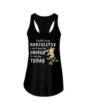 Sloth I Don't Have The Energy To Like You Today Ladies Flowy Tank tile