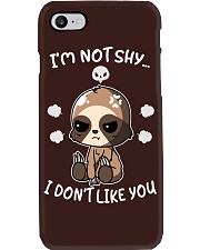 Sloth I'm Not Shy I Don't Like You Phone Case tile