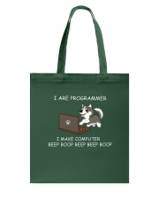 Husky Dog I Are Programmer Tote Bag tile