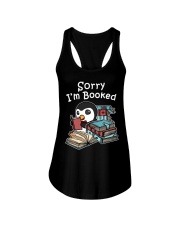Penguins Sorry I'm Booked Ladies Flowy Tank tile