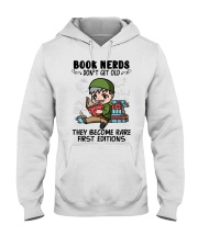 Veteran Book Nerds Don't Get Old Hooded Sweatshirt front