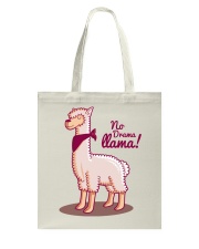 Llama No Drama Llama Tote Bag tile